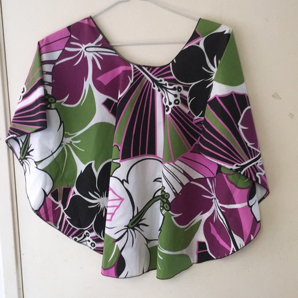 Hawaiian print blouse - Picture 2 of 5